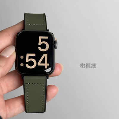 新色上市 Apple Watch全系列皮質磁吸錶帶6