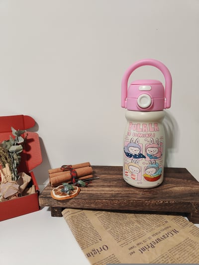 BULALA療癒插畫手提保溫杯1