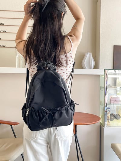 韓國小眾設計尼龍雙肩包4