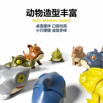 兒童可愛趣味咬手指小恐龍10入  男孩們最愛的恐龍大集合 多種玩法  一組10隻2