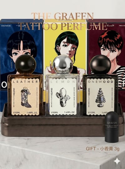 韓國 GRAFEN Tattoo Perfume｜藝術家插畫師聯名限定版 50ml7