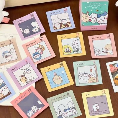 吉伊小夥伴們每日一頁日曆2026 365張插畫收藏・手帳拼貼素材4