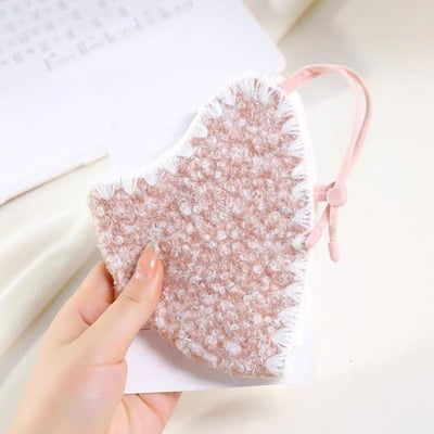 秋冬毛呢保暖口罩 雙層保暖防風面罩 2入組2