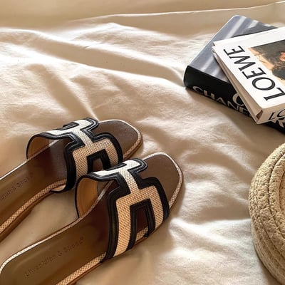 2026夏季新款法式高級感平底拖鞋2