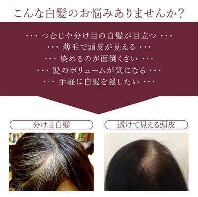 日本Bühna 白髮遮瑕蓬鬆補髮粉撲 8g (深棕色/自然黑)  6/15結單3
