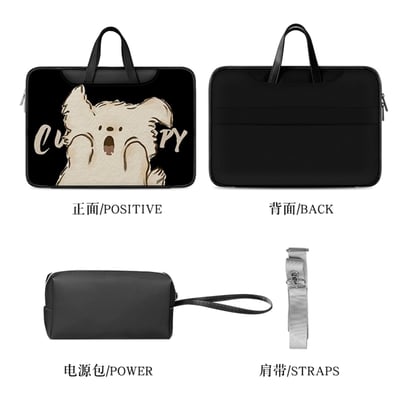 尖叫小狗 可愛小狗兒插畫風多功能旅行電腦包6