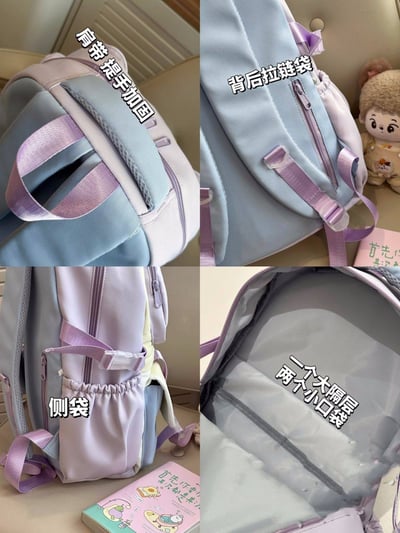 日系甜妹痛包雙肩包 可愛透明展示窗＋萌系耳朵造型6