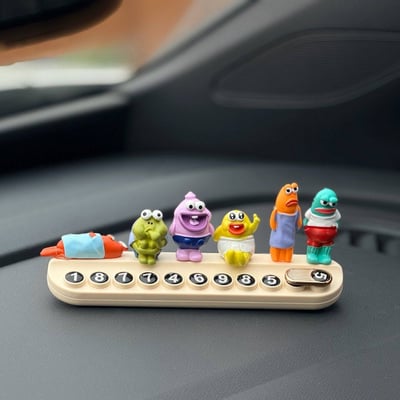 比奇堡萌魚臨時停車挪車香薰電話牌4