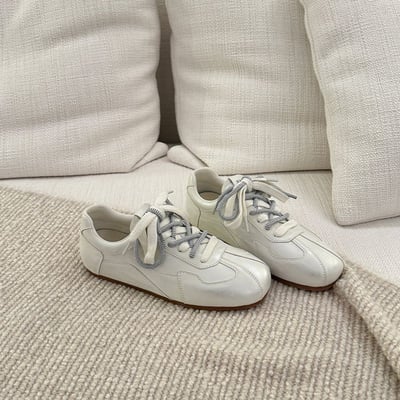 校園風復古拼色德訓鞋5