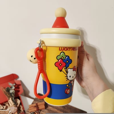 新款貓貓幸運氣球保溫杯2