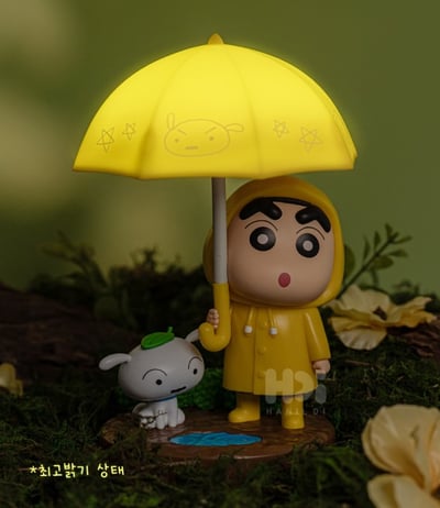 韓國 蠟筆小新 雨衣造型 小夜燈4