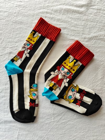 貓咪與莫莉棉質襪子組7