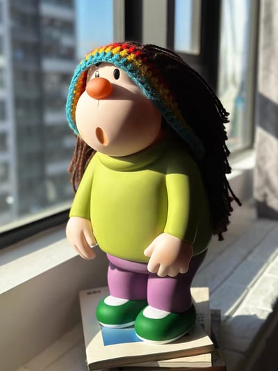 孩子王胖虎技安模型公仔3