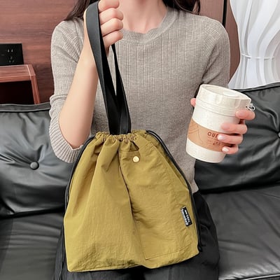 便攜大容量保溫便當包 上班族必備手提袋2