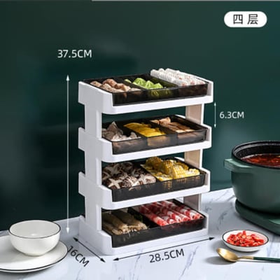 居家必備多功能多層收納配菜盤11