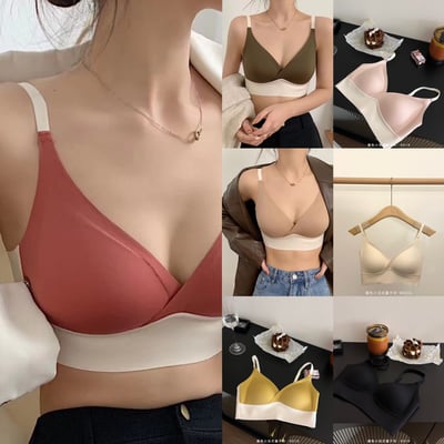 優質交叉撞色法式內衣13