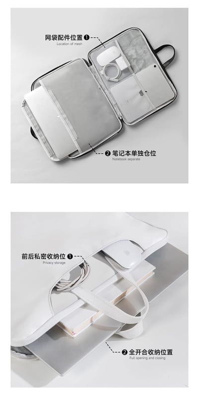 尖叫小狗 可愛小狗兒插畫風多功能旅行電腦包8