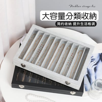 精緻玻璃高雅項鍊首飾盒2