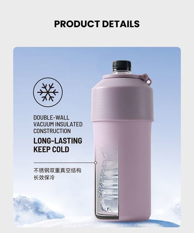 TYESO多功能保冷保溫瓶 304不鏽鋼便攜保冰罐 飲料可樂紅酒通用11