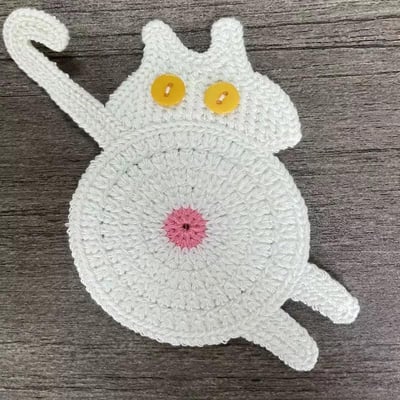 Cat Butt Coasters 貓屁股杯墊3