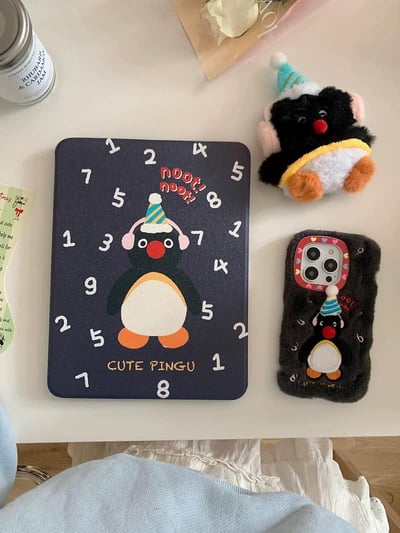 Pingu 企鵝家族生日企鵝iPad平板保護套3