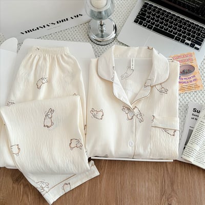 多款系列 優質雲朵綿料舒適長袖睡衣套裝5
