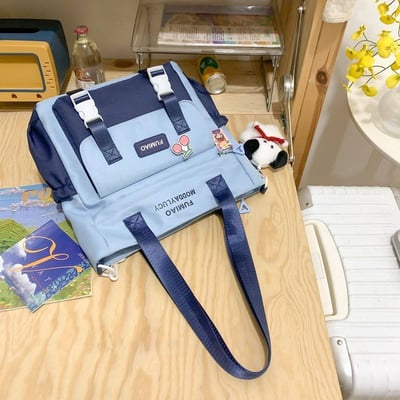 多功能防水補習手提斜挎包 大容量耐用款   男女通用多色可選11