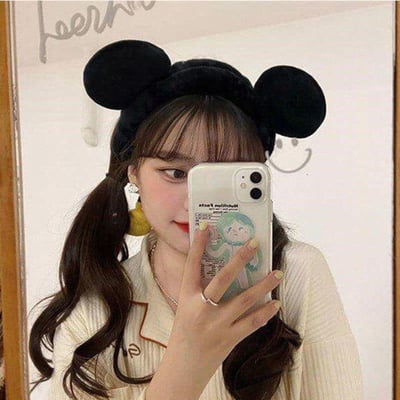 可愛系列米老糬兩入洗臉髮帶2入   現貨免運4