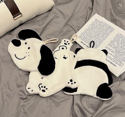 熊貓貓擦手巾 掛式可愛吸水毛巾3條組1