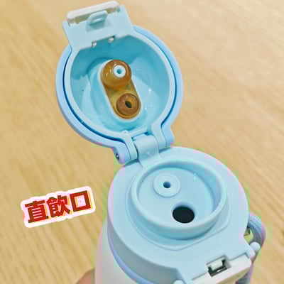 可愛萌寵保溫杯吸管直飲兩用設計12