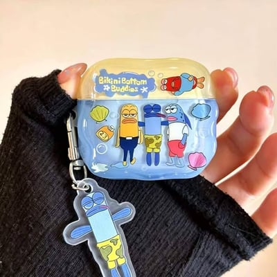 比奇堡搞怪居民魚們 AirPods 保護殼1