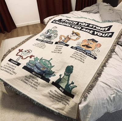 玩具好朋友沙發毯北歐沙發線毯2