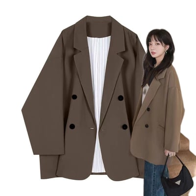 我有加大尺碼 韓版超值寬鬆有型西裝外套2