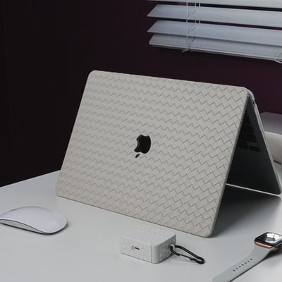 高質感編織皮紋 MacBook 專用保護殼 輕薄防刮筆電保護套3