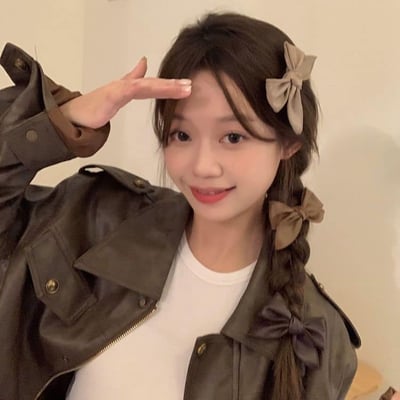 美拉德氣質蝴蝶結側邊夾3