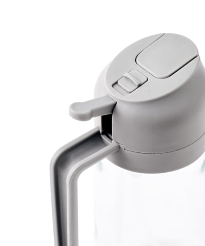 日本3coins限定 2WAY噴霧式油瓶 460ml (灰色/米白)9