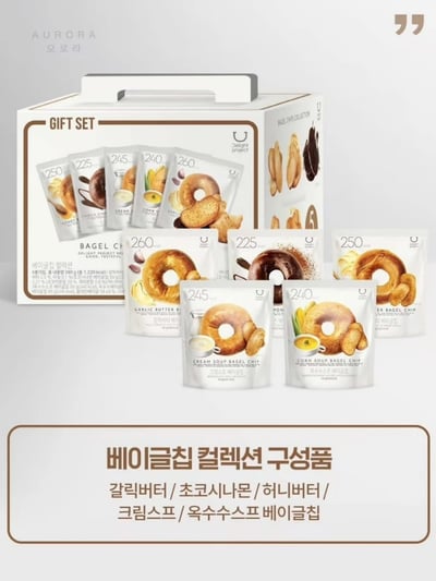 韓國 Delight project 低卡貝果餅乾禮盒1