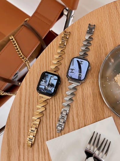 高顏值莫比烏斯不鏽鋼Apple watch錶帶1