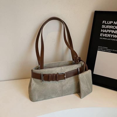 休閒百搭大容量高級感托特包11