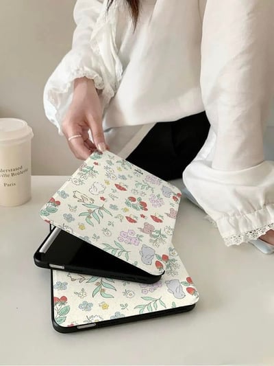 秘密花園 春季小兔子花園IPad平板保護套4