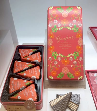 日本風月堂 L*espoir 花卉系列 巧克力餅乾【1/12號收單 2/2發貨】1