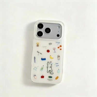 今天不想太清醒 可愛塗鴉微醺小貓 OPPO 手機殼4