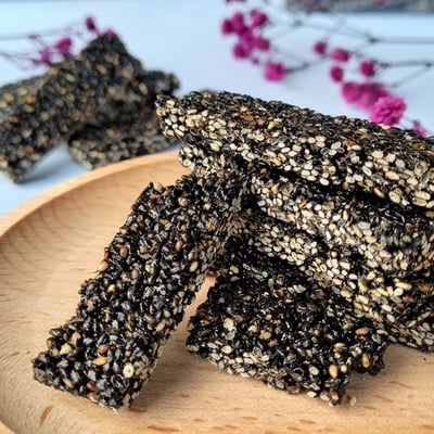 億品鄉手工黑芝麻糖215g(全素)   9/8號收單5