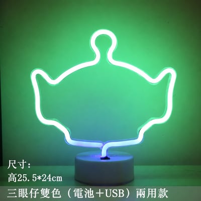 卡通可可愛愛造型霓虹小夜燈6