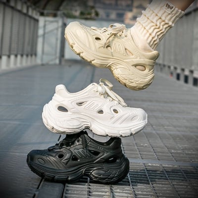 夏季新款增高EVA休閒款運動風洞洞鞋4