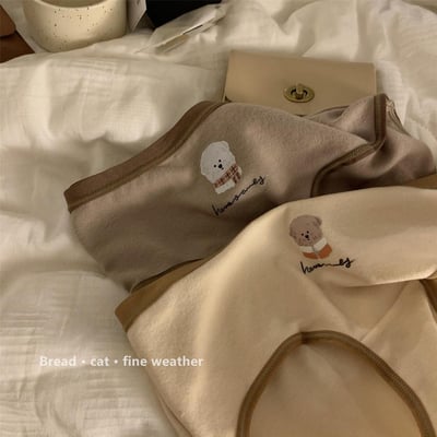 秋冬新款日系狗狗中腰內褲 柔軟親膚可愛卡通印花抗菌三角褲8