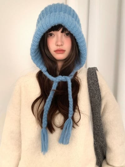 冬季必備保暖神器 冬天一定要擁有的一頂護耳毛線帽5