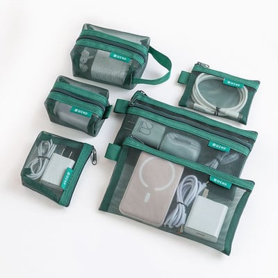 不是收納控也會愛上的整理小物 日系網格多款收納六件套組7