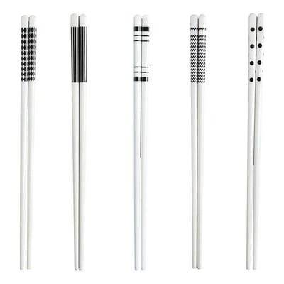 赫本風高顏值陶瓷筷子組5