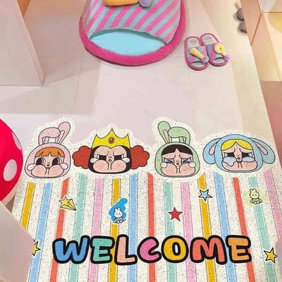 豪可愛哭哭小女警圈絲地墊5